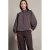 LOLALIZA gestreepte top – donkerbruin/blauw