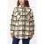 Scotch & Soda Knit Boucle Shacket Fir Green/black Plaid