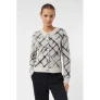 comma vest met wol lichtgrijs