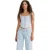 Levis Dames Drea Cool Poole 2 geweven tanktop (Lichtblauw)
