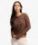 Athletic Essential Waffle Top Slanke Pasvorm Brown