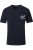 Casa Moda T-Shirt ronde hals blauw, Bedrukt