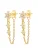 Hey Happiness Oorbellen ‘Soft Bloom’  goud