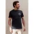 Kultivate regular fit T-shirt met print – donkerblauw