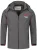 Arctic Seven Functionele jas  donkergrijs / rood / wit