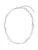 PURELEI Ketting ‘Crystal Wave’  zilver / parelwit