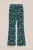 WE Fashion – Meisjes flared legging met print – Regular fit – Mintgroen – Viscose –