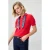 TRENDYOLMİLLA Dames Rood Colorblock Kort Regular fit Blouses