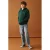 ONLY & SONS JUNIOR hoodie met backprint – donkergroen