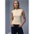 Street One Dames Basis top in Beige