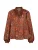 SEIDENSTICKER Blouse ‘February Drop 261’  lichtblauw / bruin / oranje