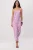 TRENDYOLMİLLA Dames Roze Dierenprint Maxi Mouwloos Recht Jurken