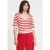 POM Amsterdam Pullover – Striped Scarlet Red