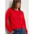Cecil Dames Sweatshirt met tekst in Rood