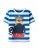 NAME IT Shirt ‘NMMMILAN’  blauw / rood / zwart / wit