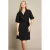 LOLALIZA viscose zomerjurk – zwart
