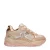 BunniesJR Cleo Chunky leren sneakers met pailletten en glitters lichtroze