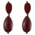 Candy Sweet Jewellery oorbellen CS24212 donkerrood