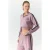 Cropped sweatshirt met halve rits en logo