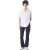 Pretty Green Heren Marshall Regular-overhemd met korte mouwen (Blauw)