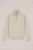 WE Fashion – Jongens gebreide trui met quarter-zip – Regular fit – Beige – Katoen –