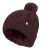 Dames Pom Pom Muts | Heat Holders | Mode Chunky Warme Kabelbrei Beanie met Heatweaver Fleece Voering | Salzburg Stijl – Wijn