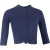 Mulberry cropped vest met knoopjes in blauwe wol
