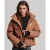 Rechte damesjas met capuchon Superdry