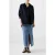 French Connection Broderie Mix L/s Popover Black