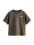 smALLSAINTS Shirt ‘Underground’  donkerbruin / pasteelgeel