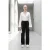 Elastische Taille Rechte Broek