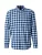 QS Overhemd  blauw / marine / wit