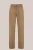 WE Fashion – Heren regular fit broek met elastieke broekband – Regular fit – Kaneelbruin – Katoen –