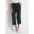 Street One Dames 7/8 Wide Legs tricot broek in Groen