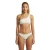 Off White Dames/Dames Tweedelig Badpak (Beige/Wit)