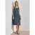 Street One Dames Knielange jurk met gespdetail in Blauw