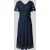 s.Oliver BLACK LABEL Getailleerde kanten jurk semi-transparante mouwen
