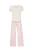 Dagi Pyjama  ecru / pink