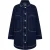 Hugo Lange spijkerjas voor dames (Marineblauw, vervaagd)
