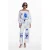 Desigual wide leg jumpsuit wit