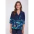 Didi gebloemde top blauw