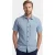 Giordano overhemd korte mouw heren Blauw Puglia Short Sleeve Shirt Tec 616005/61
