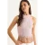 Gestructureerde Halter Crop Blouse