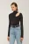Snood Uitsnijding Slim Fit Blouse
