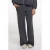 Rino & Pelle wide leg high waist gestreepte broek grijs