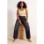 Trendyol Curve Dames Grijs Effen Wijde pijp Hoge taille Grote maten Jeans