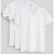Heren Katoen Elasthan V-hals T-shirt