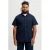 JACK & JONES PLUS SIZE katoenen regular fit overhemd met textuur – donkerblauw