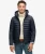 Gewatteerde Fuji Sport jas met Capuchon Blauw
