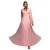 Ballonmouwen Chiffon Jurk Dames Goddiva